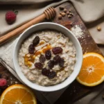 Oatmeal With Cardamom and Raisins