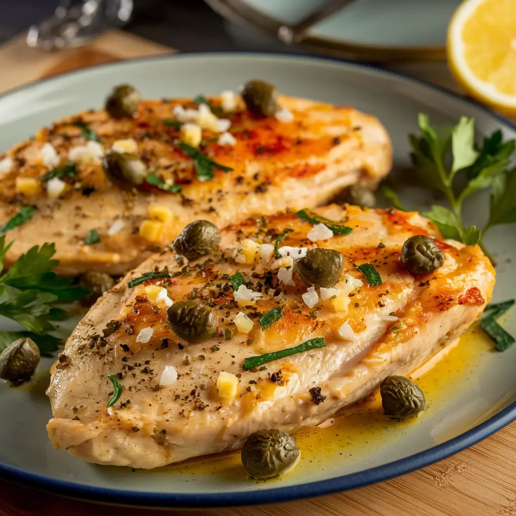 Baked Chicken Piccata.