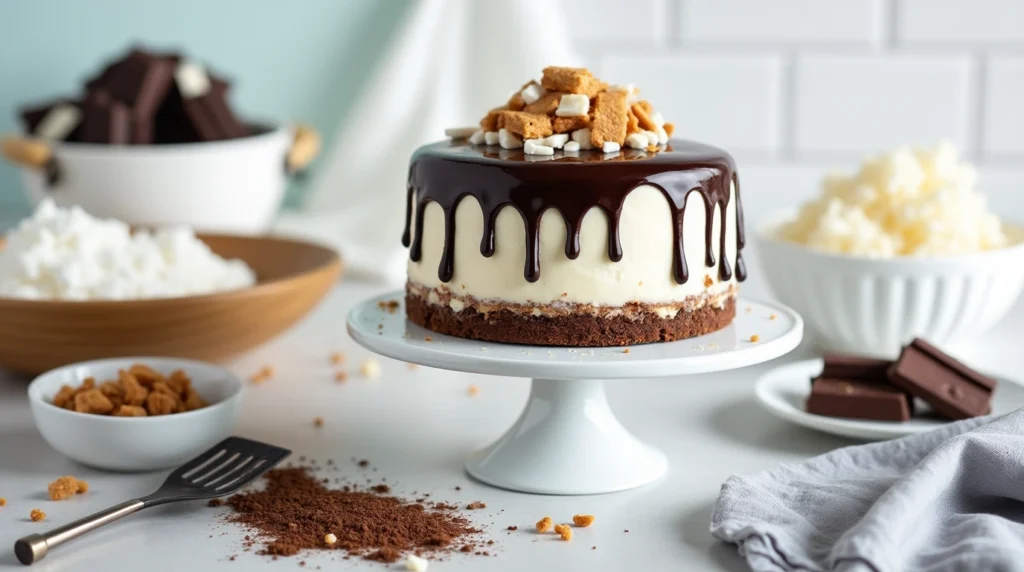 Rich chocolate and coconut Mounds cake with secret ingredient for enhanced flavor